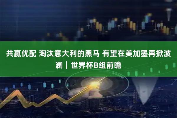 共赢优配 淘汰意大利的黑马 有望在美加墨再掀波澜｜世界杯B组前瞻