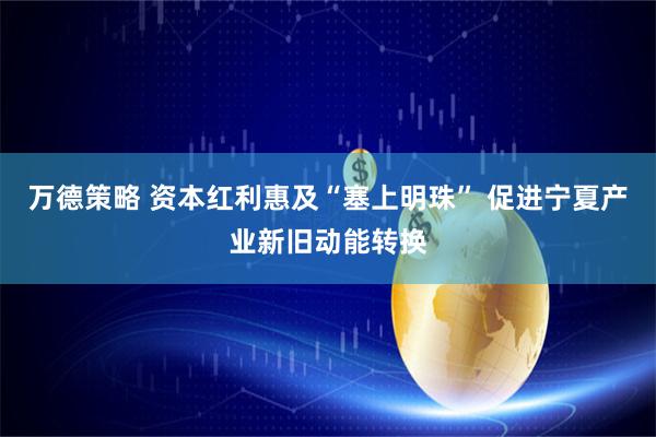 万德策略 资本红利惠及“塞上明珠” 促进宁夏产业新旧动能转换