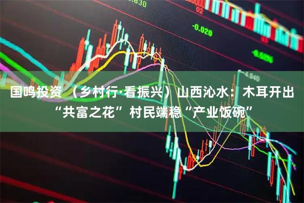 国鸣投资 （乡村行·看振兴）山西沁水：木耳开出“共富之花” 村民端稳“产业饭碗”