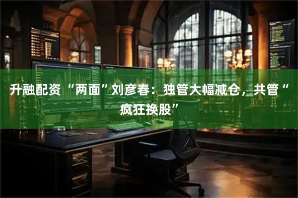 升融配资 “两面”刘彦春：独管大幅减仓，共管“疯狂换股”