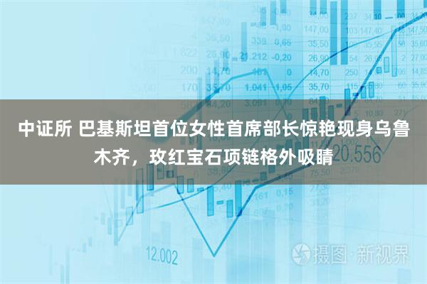中证所 巴基斯坦首位女性首席部长惊艳现身乌鲁木齐，玫红宝石项链格外吸睛